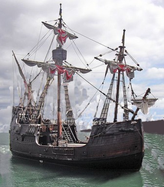 "Санта-Мария" - действующая копия корабля